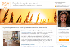 Website van Psycholoog Amerfoort Van Erk