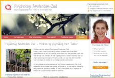 Website van Psycholoog Amsterdam Zuid