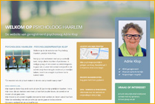 Website van Psycholoog Haarlem