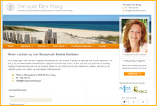 Website van Therapie Den Haag