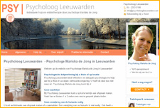 Website van Psycholoog Leeuwarden